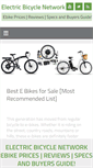 Mobile Screenshot of electricbicyclenetwork.com